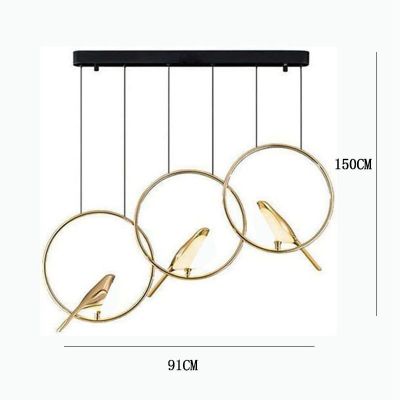 喜鹊壁灯简约卧室创意小鸟台灯现代客厅过道楼梯吊灯北欧厂家直销图4