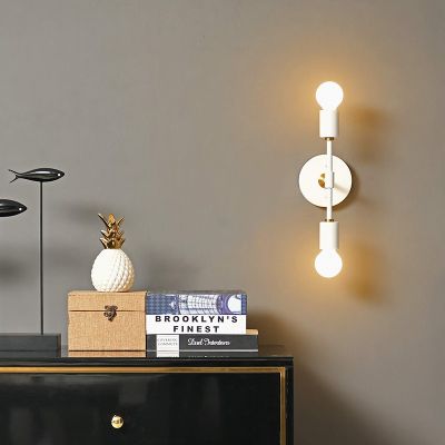 亚马逊爆款美式双头壁灯led爱迪生简约铁艺灯具浴室卫生间wayfair图3