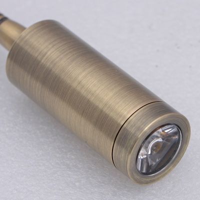 欧式led床头灯宾馆LED射灯KS025B-2卧室灯酒店客房阅读灯软管射灯图3