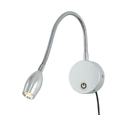 亚玛逊新品 酒店卧室床头阅读壁灯 无极调光触碰开关led射灯USB线图5