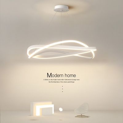 客厅吊灯轻奢北欧网红灯具现代简约大气主灯极简风套餐2024年新款图2