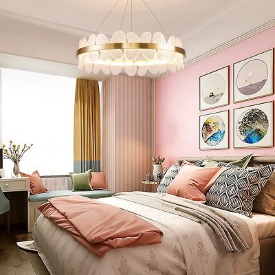 2023年新款卧室灯ins风北欧轻奢主卧现代简约客厅吊灯网红灯具图3