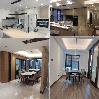 餐厅吊灯现代简约灯具极简轻奢无主灯一字长条灯北欧吧台饭厅吊灯图4