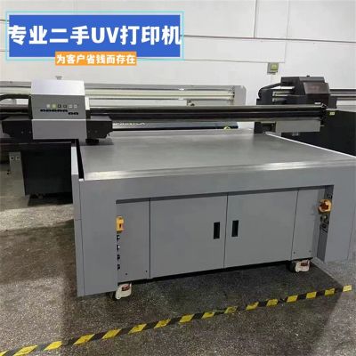 二手金谷田2513UV打印机 手机壳彩绘广告制作理光G5 G6UV喷绘机图3