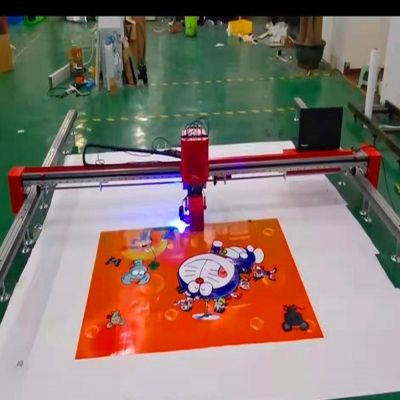 3d地面打印机车位绘画机立体动漫个性地板涂鸦机器停车场喷绘设备图3