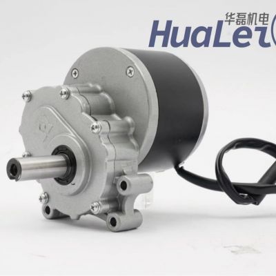 工厂350W电机MY1016 24V 350W 履带车350W轮椅车电机磁钢 磁瓦加长图2