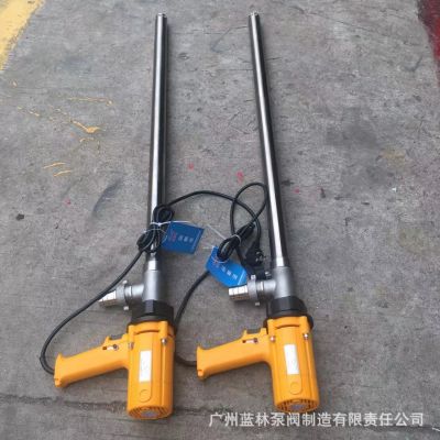 手提式电动抽油泵 不锈钢螺旋式手提泵 高粘稠树脂蜂蜜油桶泵图4