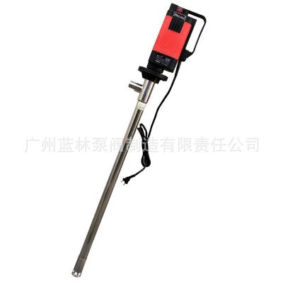 手提油桶泵 电动抽液泵调速齿轮高粘度插桶泵 机油甘油D96油桶泵图5