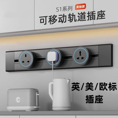批发大功率明装暗装可移动轨道插座美标英标德式欧式图2