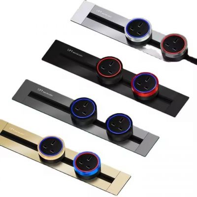 批发大功率明装暗装可移动轨道插座美标英标德式欧式图5