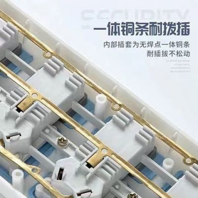 吉顺纯铜插座家用插排带线排插接线板多孔位插线板新国标插 板批发图4