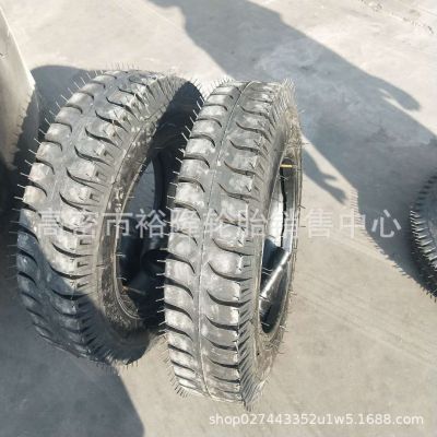 农用轮胎五征时风三轮车四轮车6.50-16羊角花纹650-16加厚双圈图5