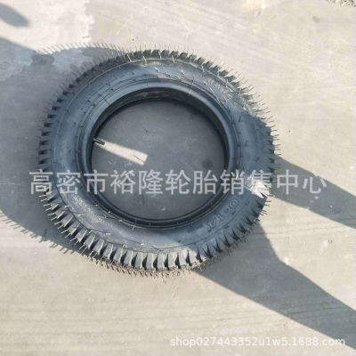 农用轮胎五征时风三轮车四轮车6.50-16羊角花纹650-16加厚双圈图4