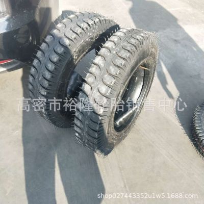 农用轮胎五征时风三轮车四轮车6.50-16羊角花纹650-16加厚双圈图2