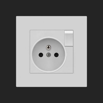 外贸批发欧规德国法国俄罗斯86型16A插座PC面板家用暗装墙壁插座图2