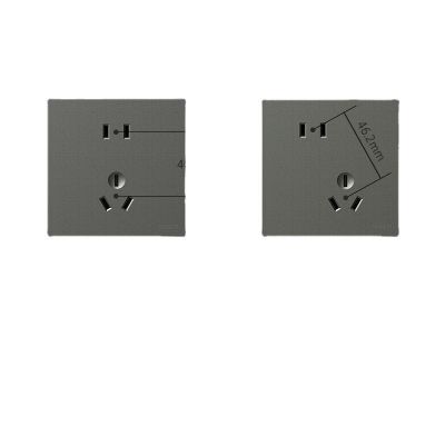 西蒙开关插座新品I6air灰色超薄家用86型明暗装一开五孔USB空调插图5