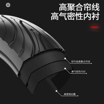 全效热熔胎电动车摩托车踏板车真空胎3.0-10/3.50-10防滑耐磨外胎图2