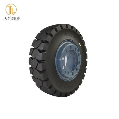 合力杭叉大连5/6/7吨叉车实心轮胎8.25-15减震耐磨实心轮胎图3
