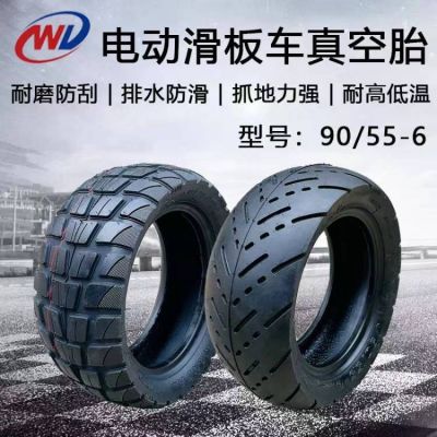 电动滑板车90/55-6万达真空胎平衡车越野公路外胎加厚加宽防滑轮图3