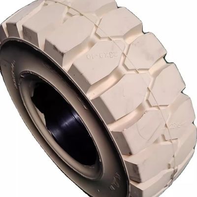 叉车实心轮胎白色胎650-10/500-8/600-9/28x9-15/18 x7-8/23X9-10图5