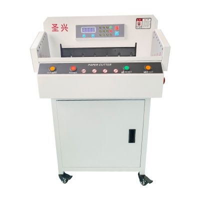 4505数控切纸机电动全自动大型裁纸机斜切图书A3A4纸画 册红外保护图5