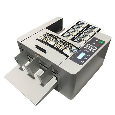 直角冲卡机电动智能吊牌名片切卡机a4/a3全自动多功能電動切纸機图5