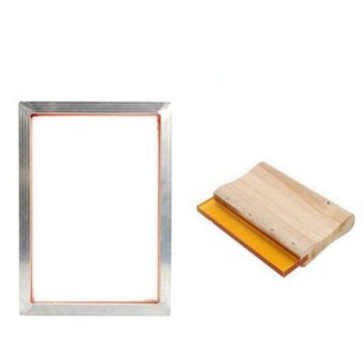 丝印器材衣服印刷工具套件铝框丝网 乳液涂布机 刮刀 网夹一对图2