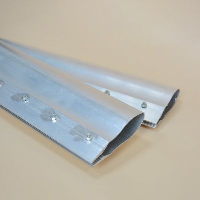 手工丝印刮板 丝印用铝柄刮刀 平口尖口丝印铝柄刮刀木柄刮条图3