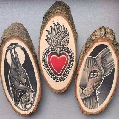 石头画鹅卵石版画uv打印机 木板画玉扣炭雕工艺品礼盒uv印刷机图4