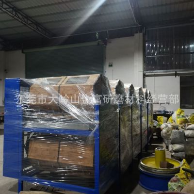 金富干式滚筒抛光机塑胶产品表面滚动光饰机五金镜面竹桶溜光机图2