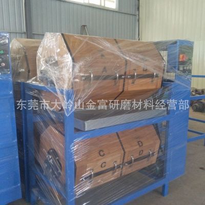 竹板干滚筒抛光机 双层干磨溜光机600升图4