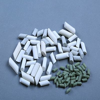 广东厂家直供 高铝瓷研磨石 高频瓷抛光石 棕刚玉圆球 斜三角磨料图3