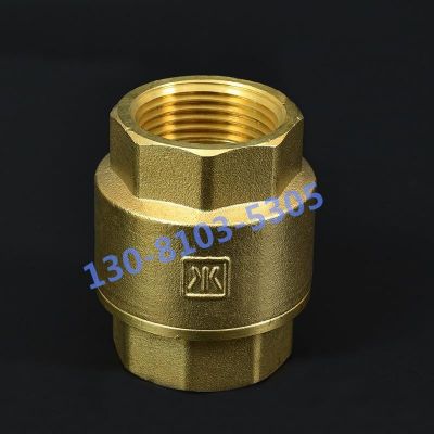 宁波杰克龙H12X-16T丝扣内螺纹6分水单向逆止卧立dn25黄铜止回阀图2