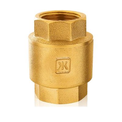 宁波杰克龙H12X-16T丝扣内螺纹6分水单向逆止卧立dn25黄铜止回阀图5