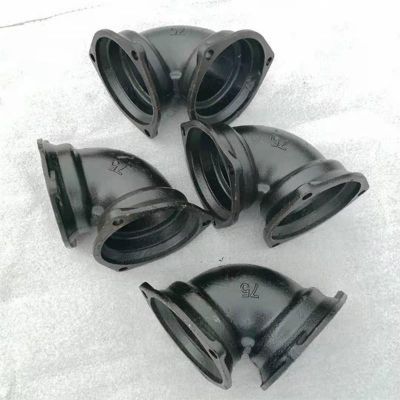 柔性铸铁管B型法兰90度弯头DN50 75 100 150下水排水管件配件接头图3