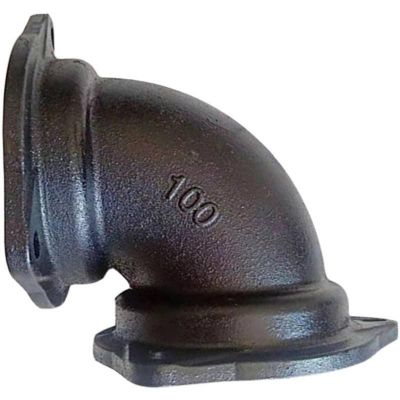 柔性铸铁管B型法兰90度弯头DN50 75 100 150下水排水管件配件接头图5