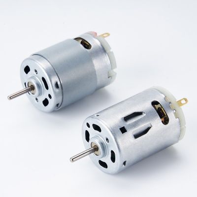 385吹风机微型电机 12V24V有刷直流高速马达 除螨仪车载吸尘器电图2