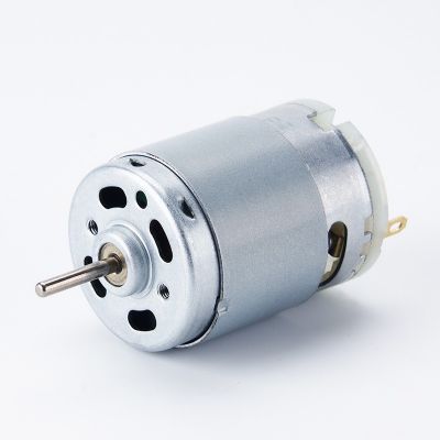 385吹风机微型电机 12V24V有刷直流高速马达 除螨仪车载吸尘器电图4