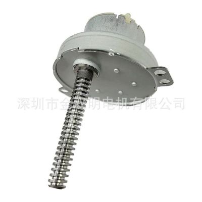 JS50带螺杆微型直流减速电机金属齿轮旋转小马达宠物玩具有刷电机图3