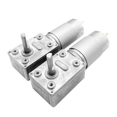 58mm 蜗轮蜗杆减速电机 大扭力555微型窗帘电机 猫砂盆减速电机图5