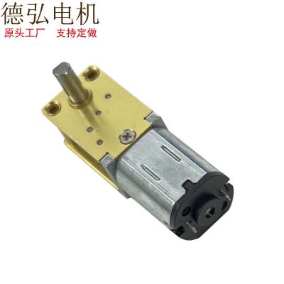 蜗轮蜗杆1218-N20减速马达 智能小车3V6V12V微型直流齿轮低速电机图3