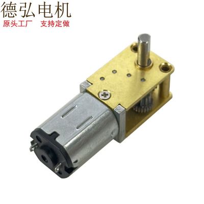 蜗轮蜗杆1218-N20减速马达 智能小车3V6V12V微型直流齿轮低速电机图4