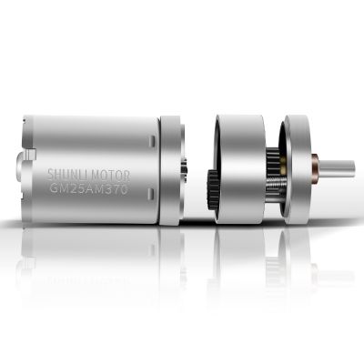 厂家电机25mm微型直流减速电机3V 6V 12V微型减速电机参数为库存图3