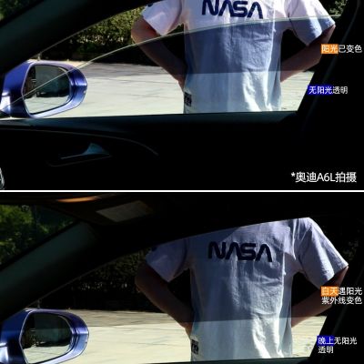 TPU光控紫外线变色膜汽车窗膜侧后挡tpu窗膜贴膜汽车太阳膜图2