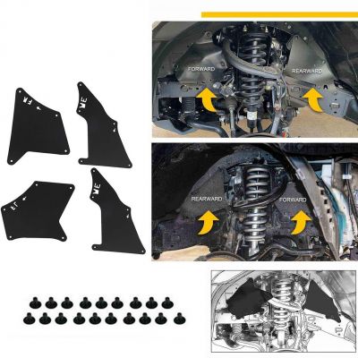 车前轮挡泥板皮前叶子板内衬 适用2003-2017丰田霸道普拉多2700 4图3
