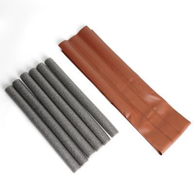 门缝门底密封条房门隔音防风条泡沫皮革挡风保温条门底免粘密封条图5