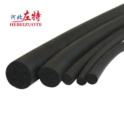 三元乙丙圆形发泡密封条 O型圆棒海绵橡胶条EPDM黑色填缝防撞胶条图2