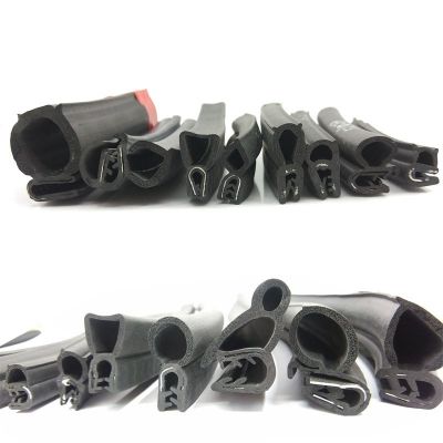 EPDM+钢片 钢丝防火阻燃三复合汽车密封条 机柜密封条图2