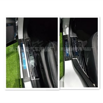适用于23款欧蓝德门槛条迎宾踏板23款新欧蓝德外置迎宾踏板保护板图4