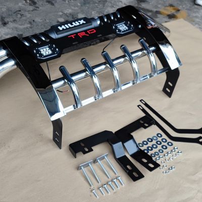 跨境越野车带灯保险杠皮卡车优雅前杠 厂家供应改装配件防撞前杠图2